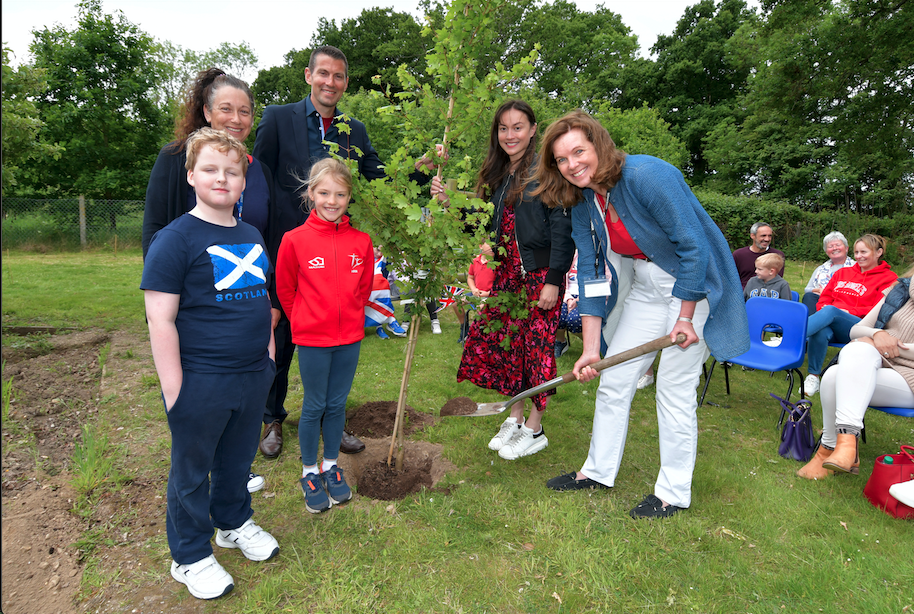 The official opening of The Priory Jubilee Orchard